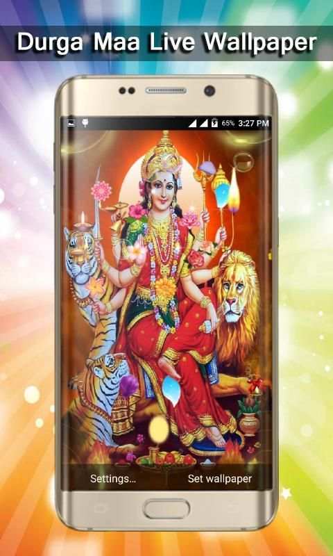 Durga Maa Live Wallpaper स्क्रीनशॉट 3