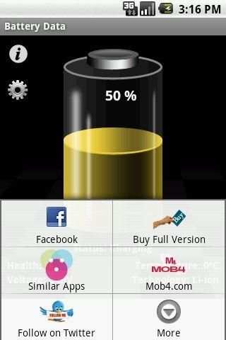 Battery Data screenshot 1