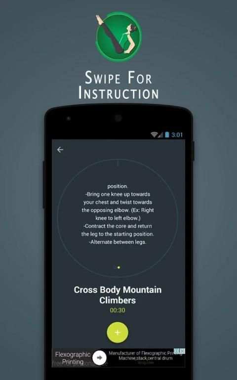 Stomach Exercises screenshot 2