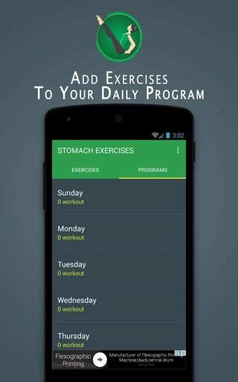 Stomach Exercises screenshot 1