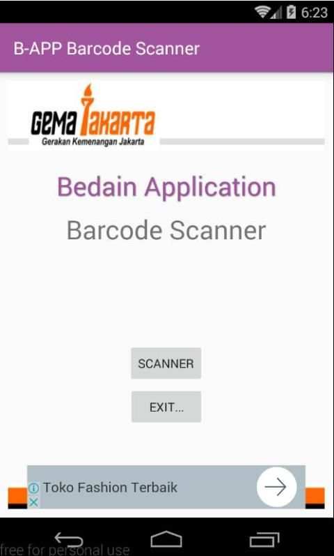 B-APP Barcode Scanner स्क्रीनशॉट 1
