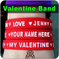 Lover Name on Valentine Band on 9Apps