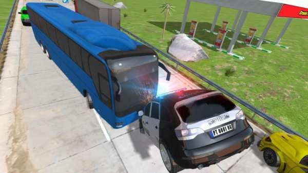 Police Car Traffic स्क्रीनशॉट 1