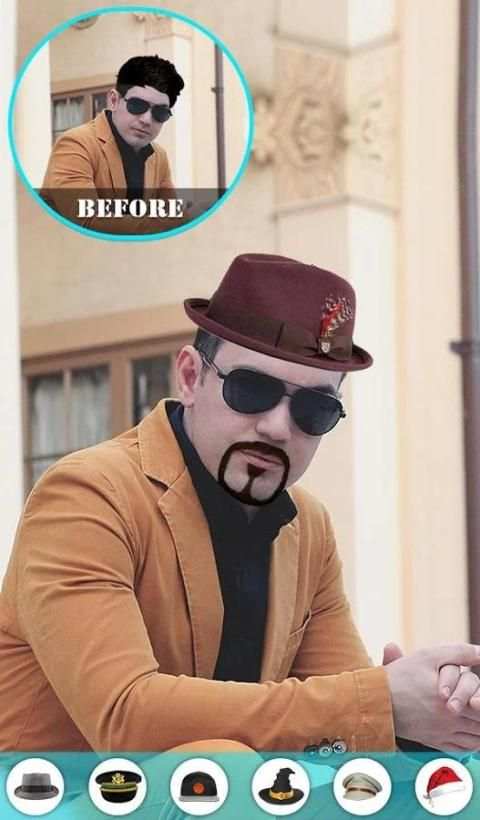 Cap & Hat Photo Editor скриншот 1