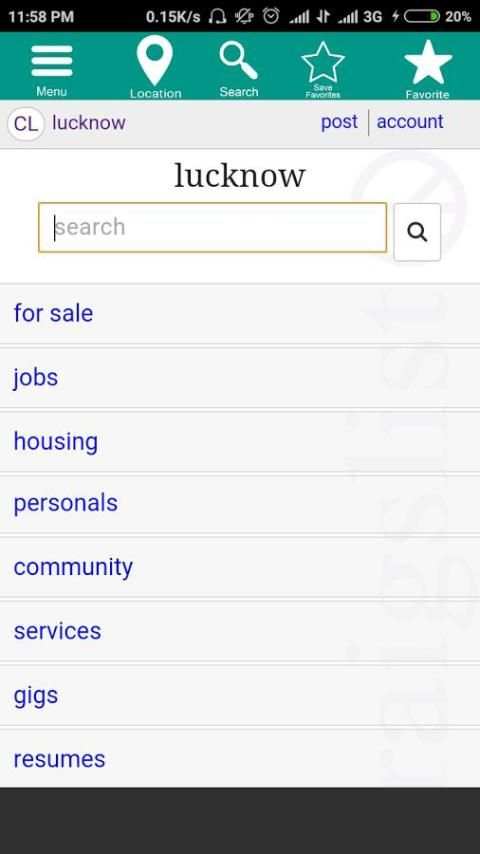 Craigslist-for sale classified 3 تصوير الشاشة
