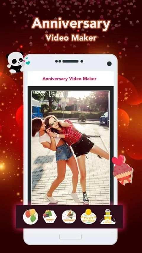 Anniversary Video Maker скриншот 2