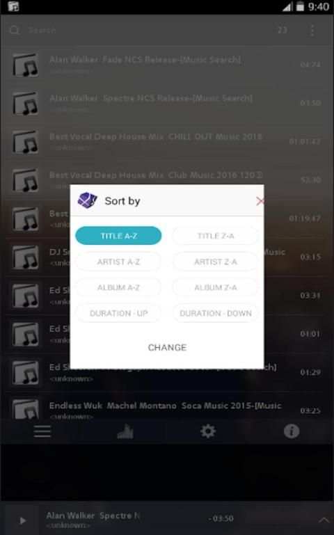 Mp3lio Music Player Pro скриншот 1