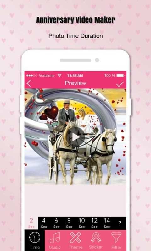 Anniversary Video Maker скриншот 4