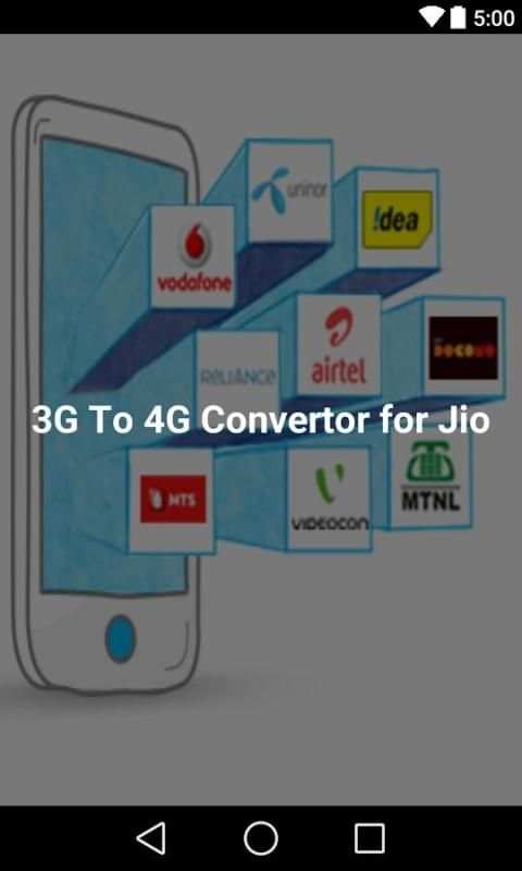 3G to 4G Network Converter Jio скриншот 1
