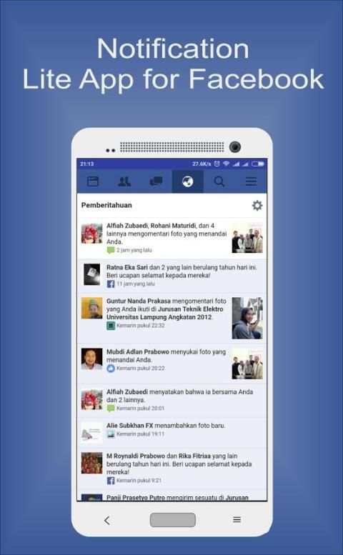 Face Lite for Facebook Lite स्क्रीनशॉट 3