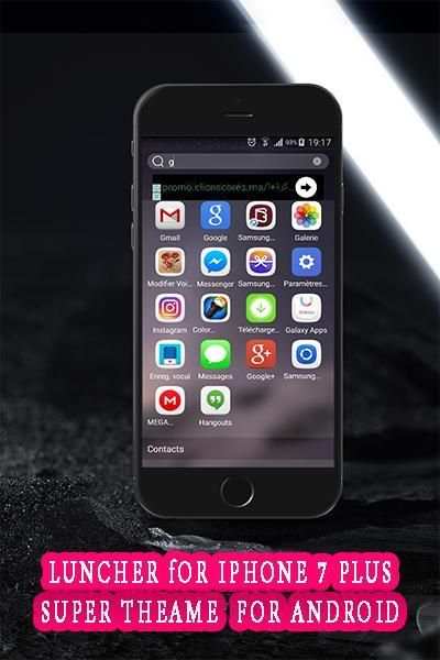 Launcher Theme For iPhone 7+ screenshot 1