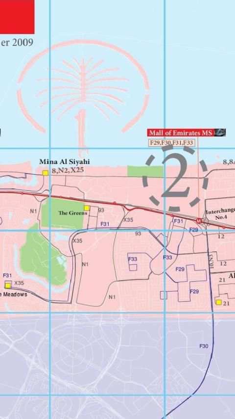 Dubai Bus Map screenshot 1