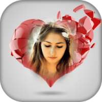 Broken Heart Photo Frames on 9Apps