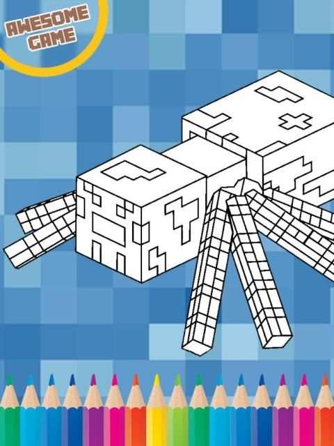 PE Coloring for minecrafts fan screenshot 1
