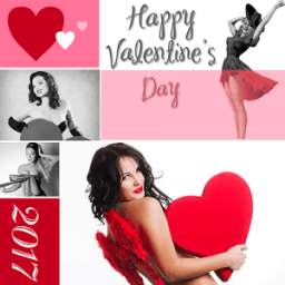 Valentine Collage Photo Editor