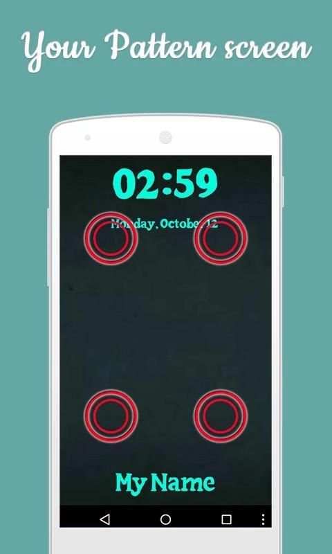 Knock lock Pattern Lock screenshot 1