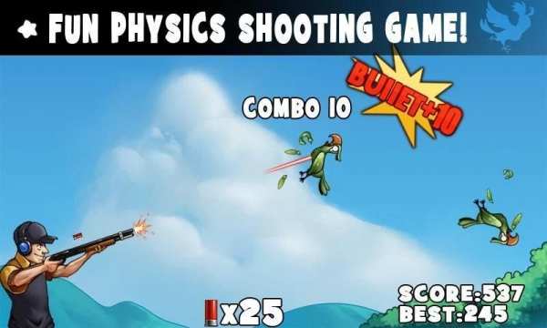 99 Bullets Bird Shooting स्क्रीनशॉट 2