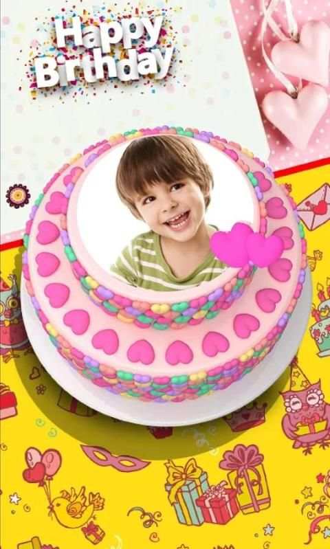 Photos on Birthday Cakes 3 تصوير الشاشة