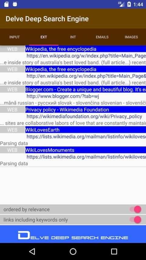 Delve into Search Engines скриншот 13