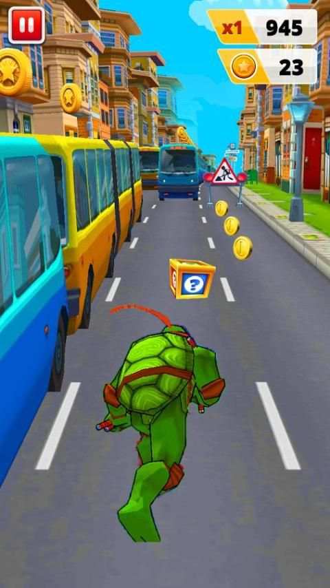 Turtle Run Ninja Shadow screenshot 2