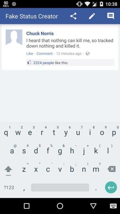 Fake Status Creator скриншот 5