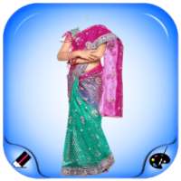 Half Saree Photo Maker of Kids