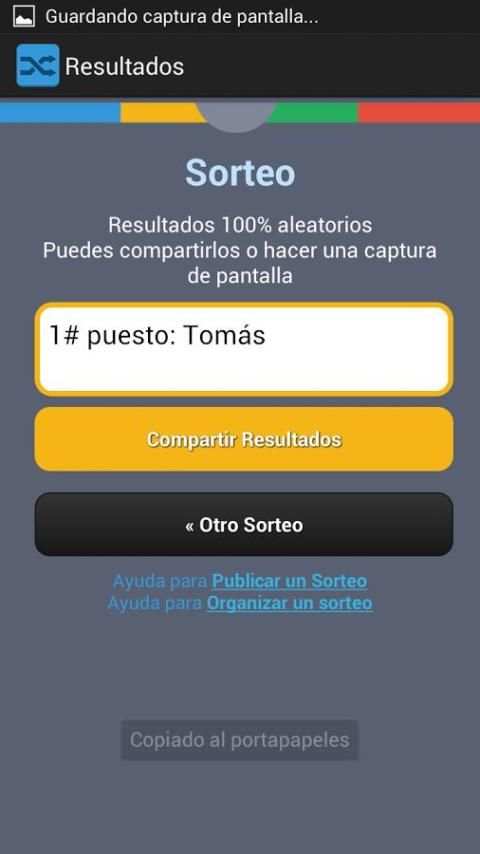 Sortear - Equipos y Premios screenshot 4