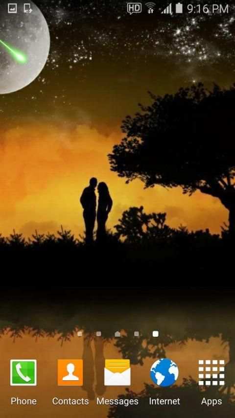 Lovers Night Live Wallpaper स्क्रीनशॉट 3