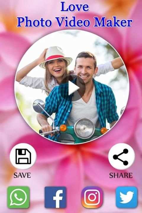 Love Photo Video Maker Music स्क्रीनशॉट 2