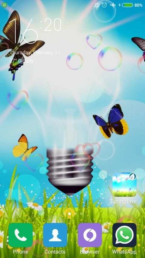 Spring Live Wallpaper स्क्रीनशॉट 5