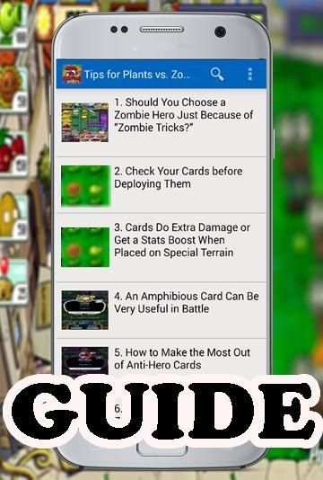Guide for Plants vs Zombie screenshot 3