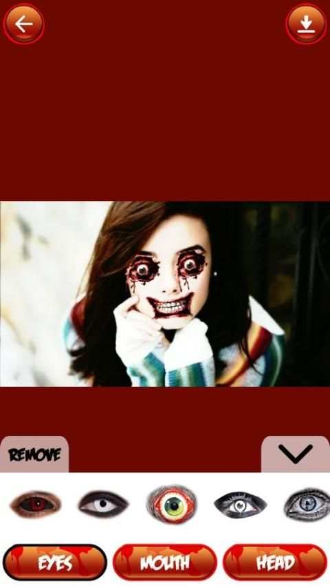 Horror Face Modify screenshot 1