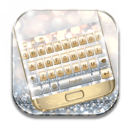 Gold And Silver Keyboard Theme आइकन