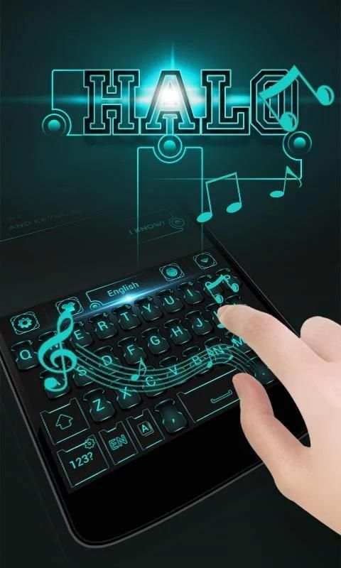 Halo GO Keyboard Theme & Emoji screenshot 4