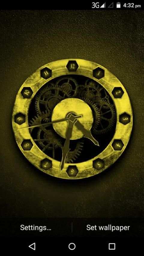 Analog Clock LWP screenshot 2