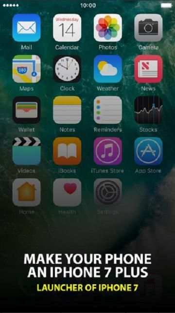 Launcher Theme For iPhone 7+ screenshot 1