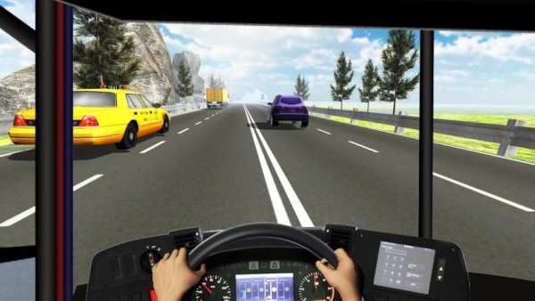 Racing In Bus - Traffic Racer screenshot 8