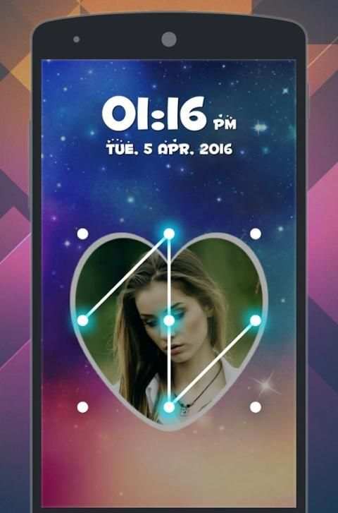Photo Pattern Lock Screen скриншот 4