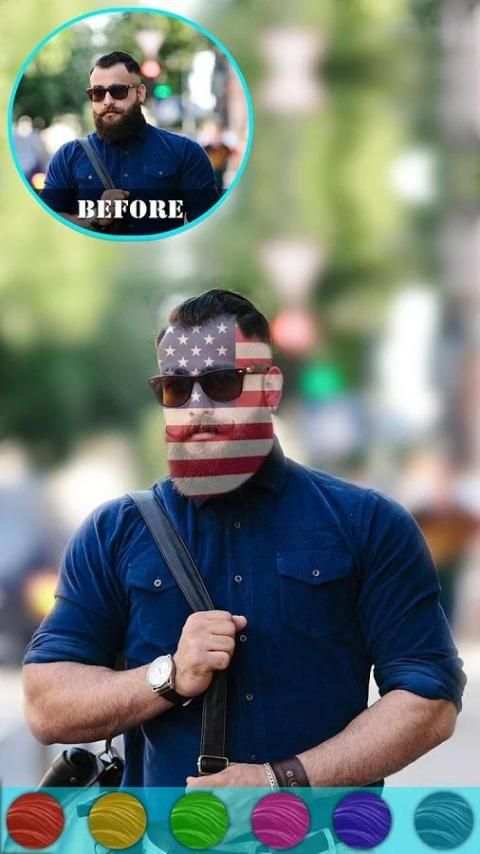 Flag On Face Photo Booth screenshot 14