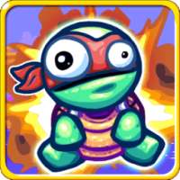 Turtles and Ninja Shooter** logo