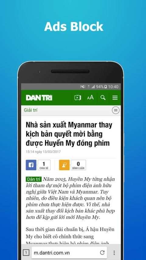 Fast Web Browser: Adsblock screenshot 5
