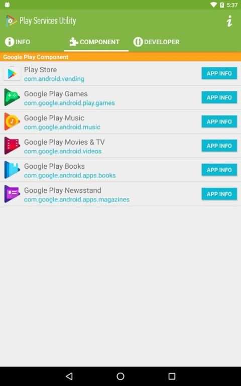 Play Services Utility screenshot 1