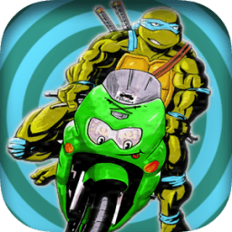 racing turtle motorcycle ninja आइकन