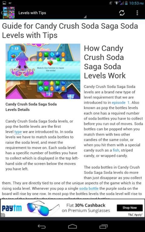 Guide For Candy Crush Soda screenshot 1