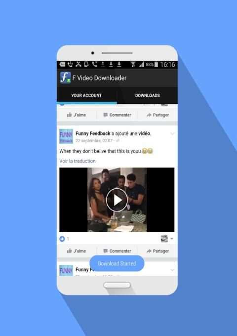 Fast Video Downloader स्क्रीनशॉट 2