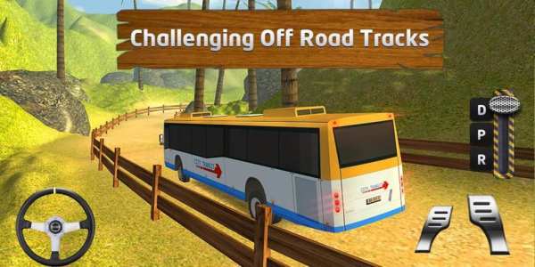 Offroad Bukit Bus Simulator 3D screenshot 8