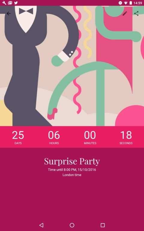 Countdown by timeanddate.com स्क्रीनशॉट 13