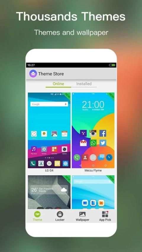 iTop Launcher - Top, Modern screenshot 3