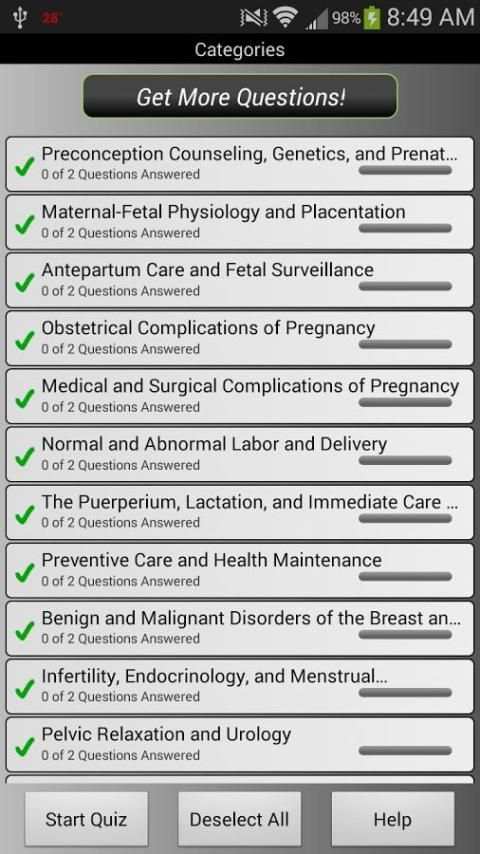 PreTest Obstetrics Gynecology screenshot 11