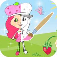 * Strawberry Girls Coloring